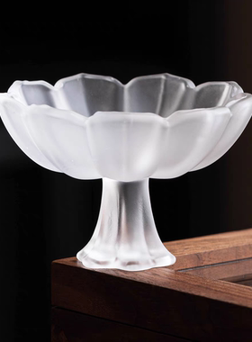 纯白琉璃圣水杯莲花香炉油灯佛具跨境出口纯色供佛观音中式花盆