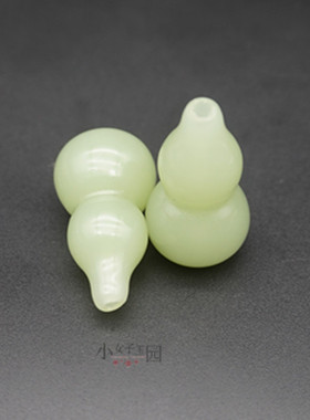 diy仿玉葫芦挂件绿色配饰手串