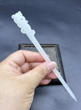 仿古手工雕刻发簪玉簪民族风