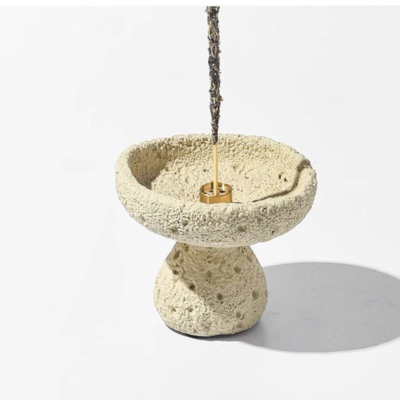 侘寂风线香香插家用复古中式檀香高级创意熏香底座托盘中古摆件,淘宝优惠券,粉丝福利购,淘宝优惠卷