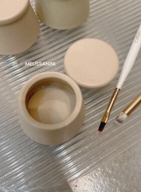 MELISSANINI 【陶瓷洗笔杯】给洗笔水|水晶液一个家 密封性超好