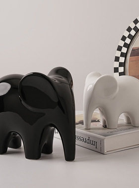 小飞象入户进门玄关摆件