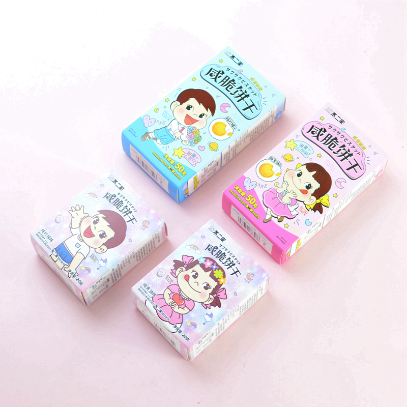 不二家咸脆饼干周岁满月卡通零食批发伴手礼61幼儿园20g/50g/80g - 图2