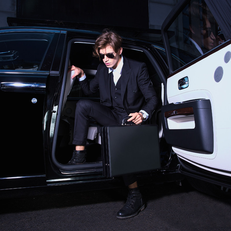 菲雪儿男士公文箱包复古高端电脑箱 菲雪儿箱包旅行箱