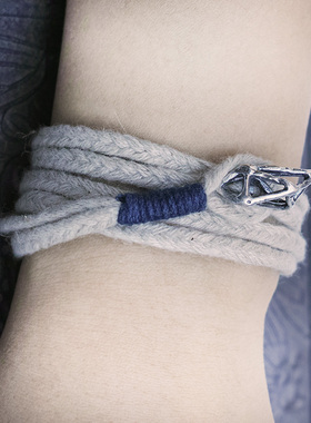 植物染手工棉麻纯银原创情侣