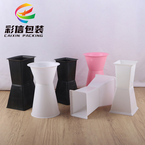迷你方墩墩包花神器花店花艺省时省力插花神器塑料内胆包花箭筒 - 图1