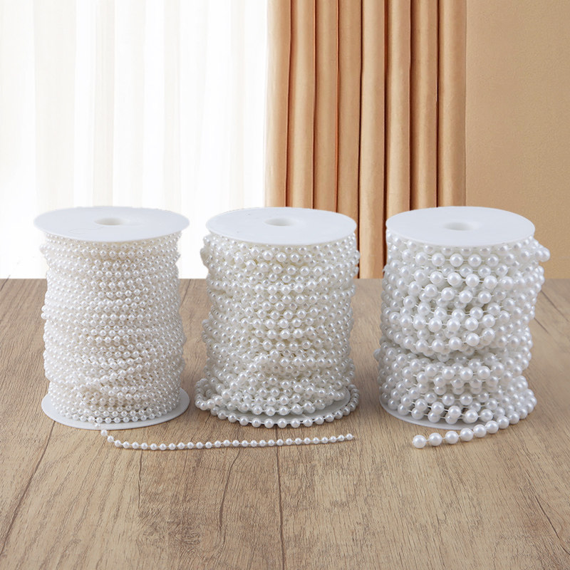 珍珠配饰链条花束装饰流苏花艺包装材料花店用品手工DIY长珍珠链,淘宝优惠券,粉丝福利购,淘宝优惠卷