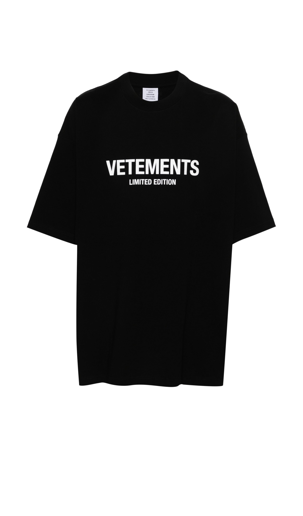 美式重磅VTM/维特萌 2024新款vetements Logo简约男女宽松短袖T恤 - 图3