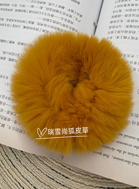 真獭兔毛日韩简约大肠发圈