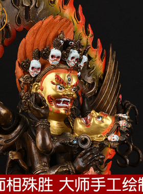 象瑞阁纯铜保平安藏密佛龛