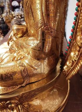 象瑞阁纯铜保平安藏密佛堂