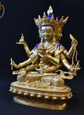 象瑞阁尊胜佛像西藏工艺纯铜