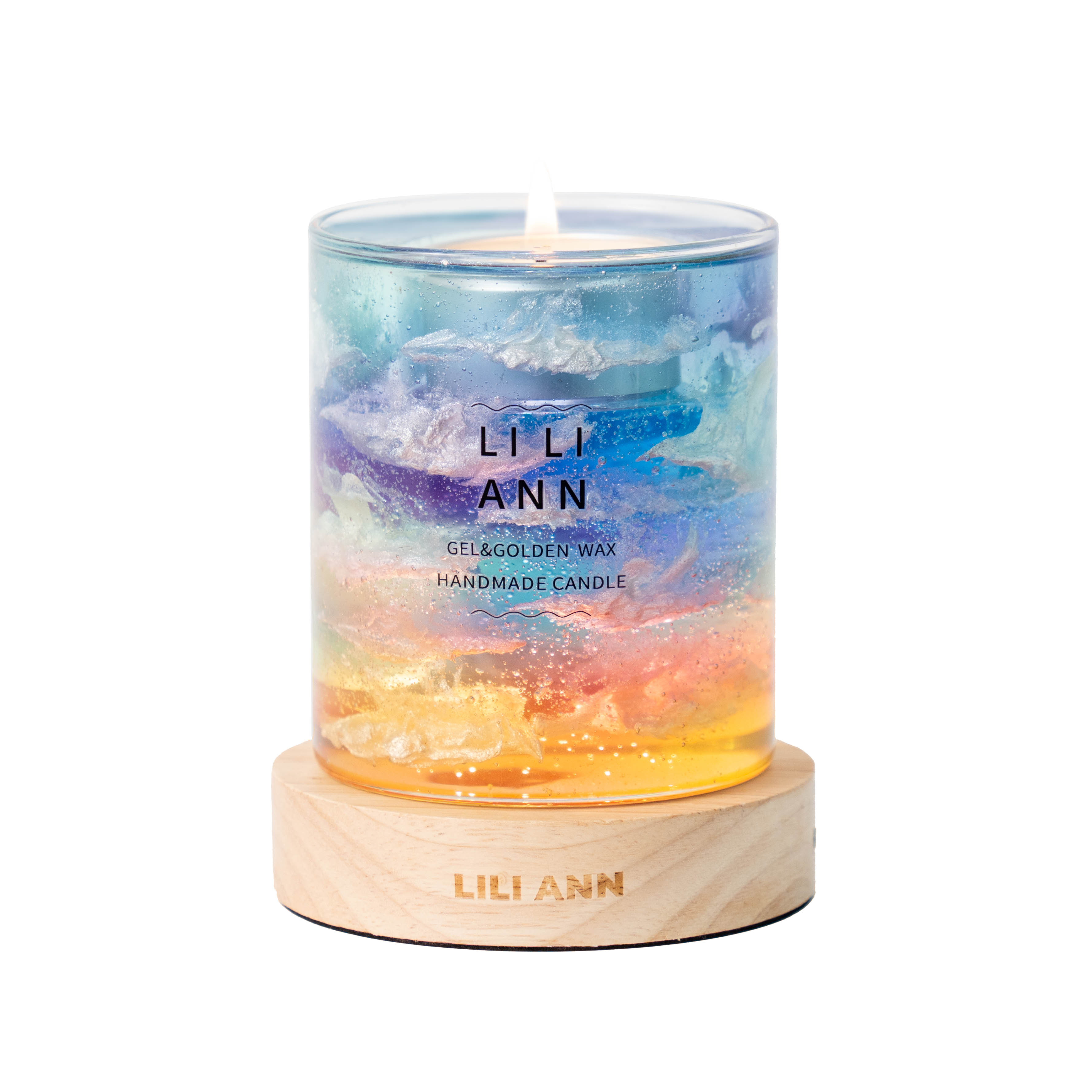 LILIANN 哈尼云梯雨后水雾栀子花香味原创香薰水晶蜡烛室内卧室 - 图3