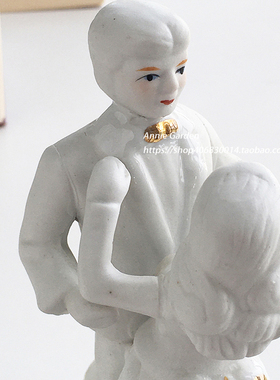 Annie Garden 外贸出口 重手工绘陶瓷可爱卡通人物摆件家居装饰品