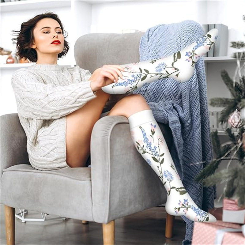 新款跨境压力袜组合6件套装 亚马逊运动长筒袜瑜伽袜压缩袜小腿袜,淘宝优惠券,粉丝福利购,淘宝优惠卷