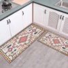 Home bathroom absorbent anti-slip door bathroom floor mat
