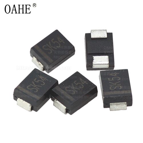 SK54贴片SMC二极管SMB肖特基整流SK54 5A 40V 1N5825全新DO-214AA - 图2