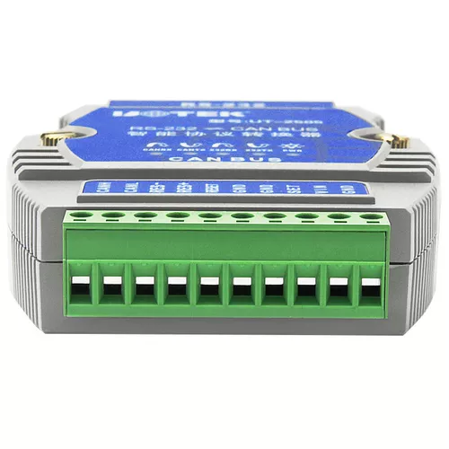 Yutai UT-25505 Lightning Shropething RS232 в Can Bus Protocol Converter с фотоэлектрическим изоляционным рельсовым типом интеллектуального преобразователя протокола BNS в 232 Bus Smart Serial Port Converter