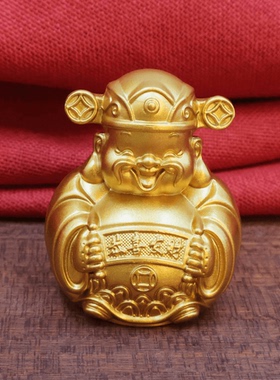 笑脸财神爷招财创意送礼桌面摆件