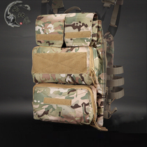 JPC2 0 Panel Expansion Pack Tactical Vest Back Panel Bag Large Capacity Outdoor Expansion Tool Accessories package Hanging Bag