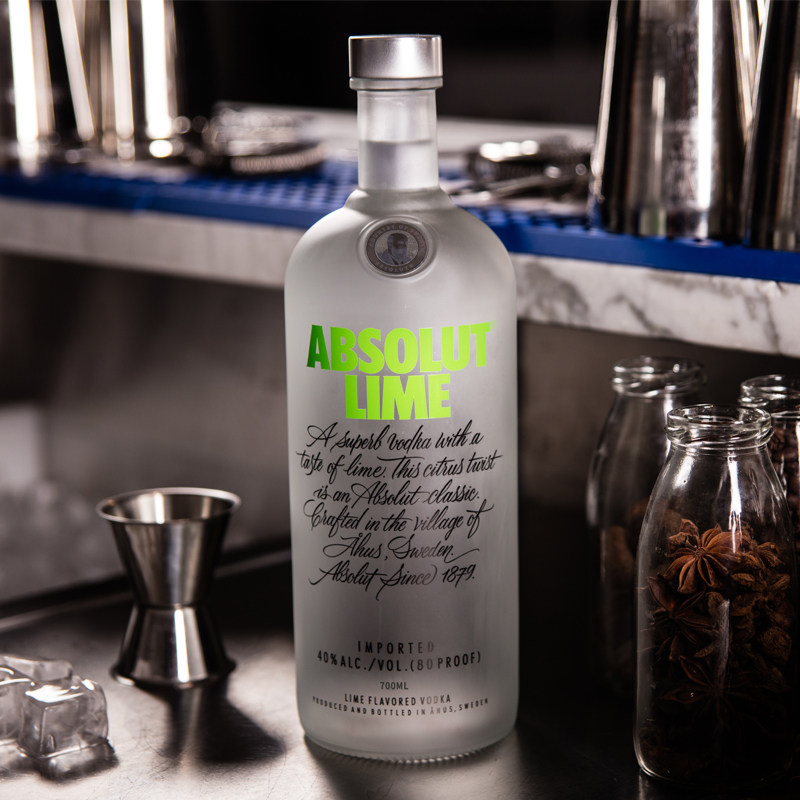 absolut绝对伏特加青柠味瑞典调酒 ABSOLUT伏特加/Vodka