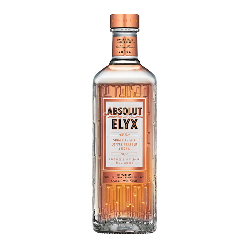 瑞典进口 ABSOLUT ELYX 绝对伏特加尊贵亦乐700ml - 图0