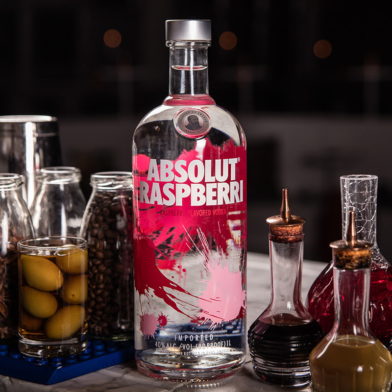 absolut绝对伏特加覆盆莓味调酒 ABSOLUT伏特加/Vodka
