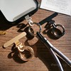 Rotating round buckle clip mobile phone lanyard chain thin gasket