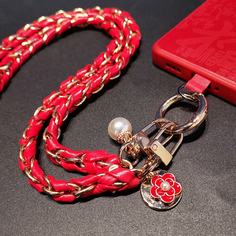 手机挂绳女士斜挎长款小香风超好看精致高级感皮卡链户外旅游出行包包链电话套壳肩背带绳子通用时尚原创新款,淘宝优惠券,粉丝福利购,淘宝优惠卷