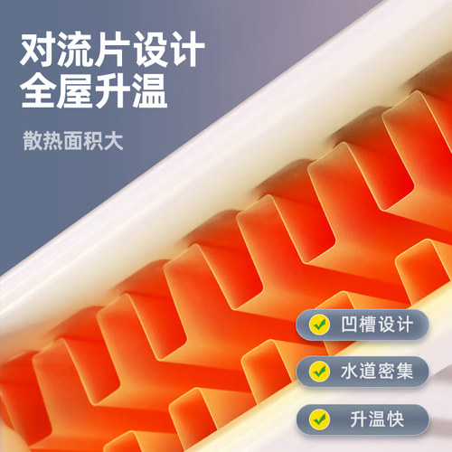 圣劳伦斯明暗装 暖气片家用水暖散热片 天然气钢制壁挂钢板式 - 图2