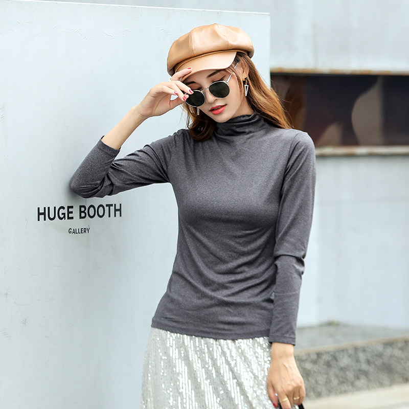 保暖长袖t恤半高领百搭内衣打底衫 北极绒京瑞祥保暖上装