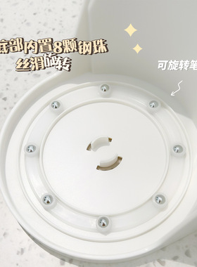 美甲开店桌面工具收纳盒可旋转