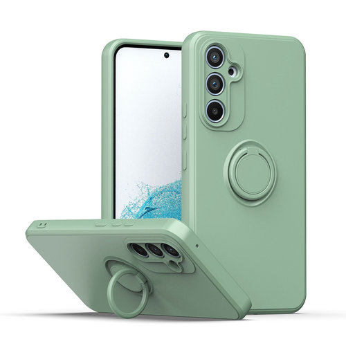 适用三星A14 5G手机壳A04S指环A16支架A53卡通硅胶A13 4G全包边A23磨砂S24FE防摔A55保护套A33创意情侣女A24 - 图1