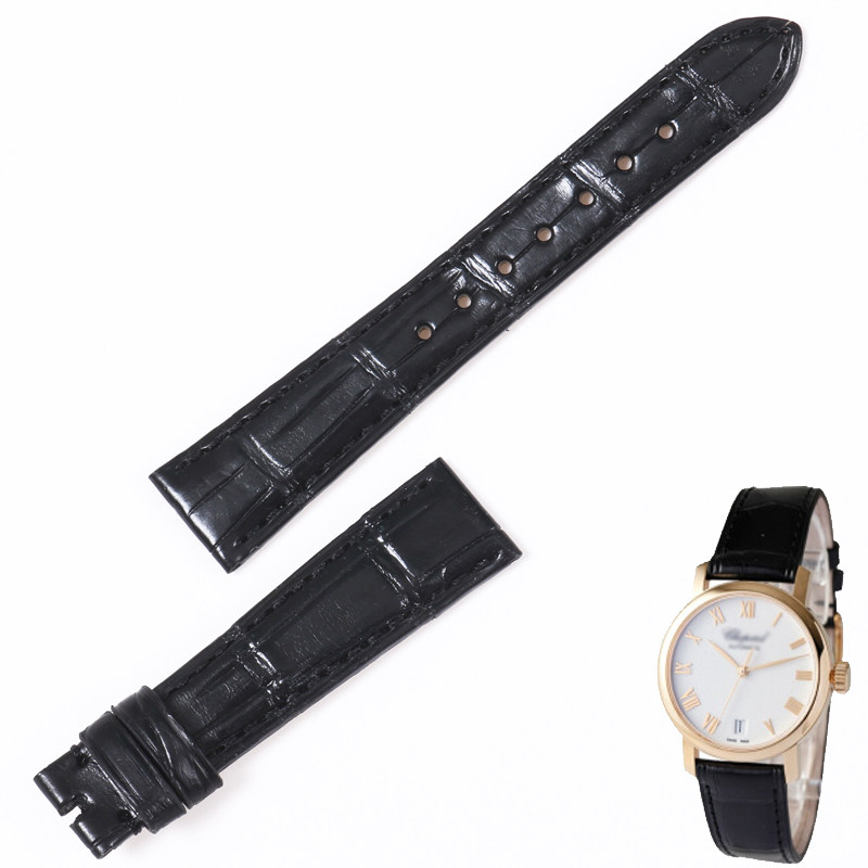 玛萨琪适合萧邦美洲鳄鱼皮女手表带 玛萨琪配件