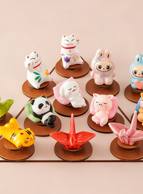 创意多功能摆件陶瓷转转乐摆件树脂转转乐摆件多用迷你解压摆件