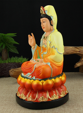 婆娑三圣供奉观世音娘娘菩萨像