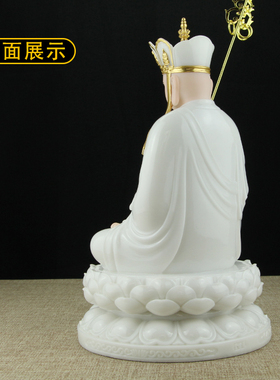 汉白玉佛像地藏王菩萨坐像全堂佛