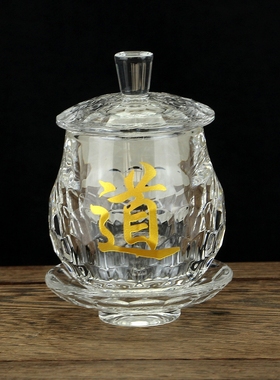佛前水杯人造水晶玻璃供杯