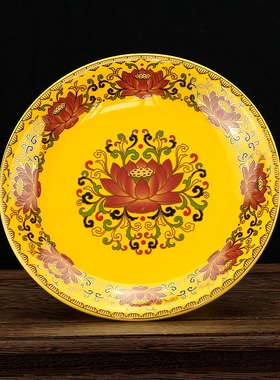 陶瓷家用供奉果盘供盘招财水果盘