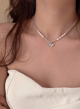 多层花朵项链女锁骨链脖子饰品