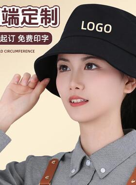 【刺绣】张杰演唱会彩排同款渔夫帽盆帽帆布帽子男女款春夏透气平