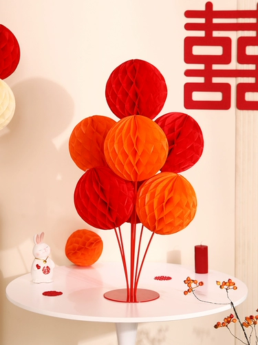 Украшение свадебной комнаты, сотовый шар, воздушный шар, стол, плавающий мужчина и женщина, главная спальня, отель, свадьба, новый дом, воздушные шары с любовью