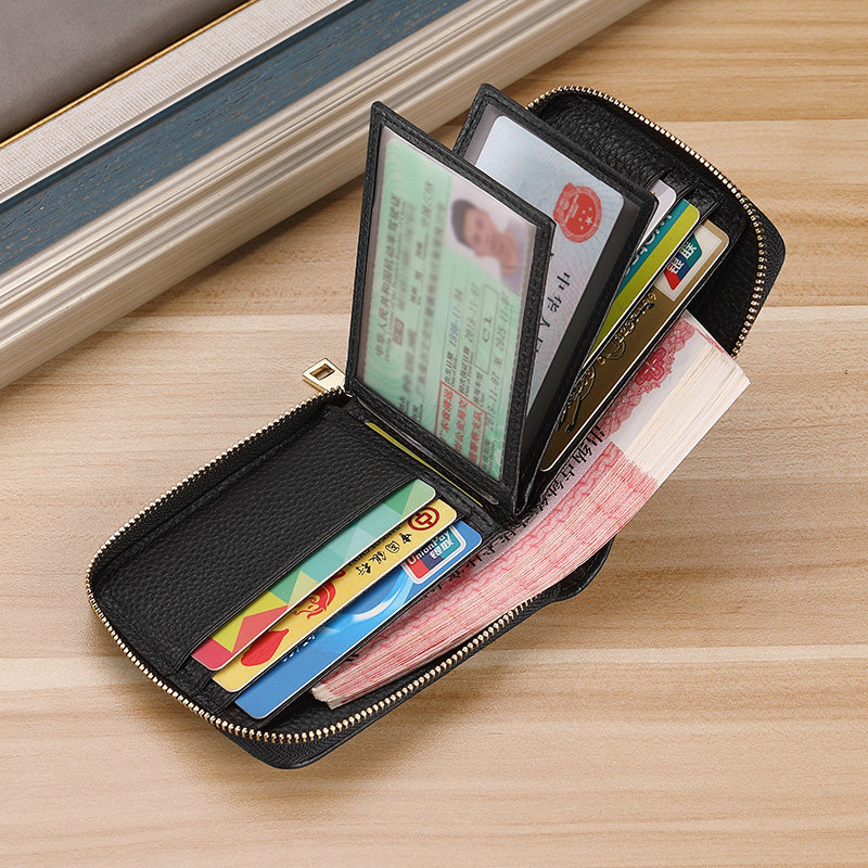 男驾驶证皮套多功能卡位包真皮钱包 飞鹰城堡钱包