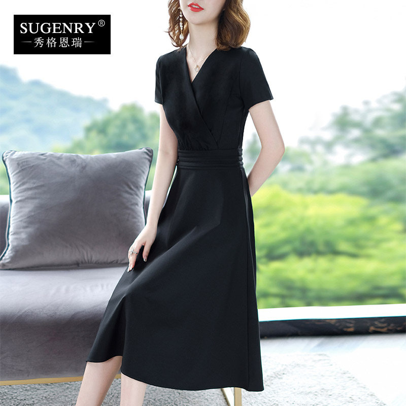 2020年新款夏天高端显瘦气质连衣裙 sugenry连衣裙