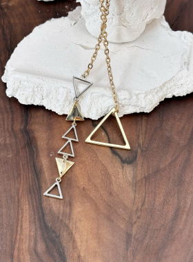 镀真金2024新款项链首饰时尚高级感长款毛衣链欧美饰品配饰批发