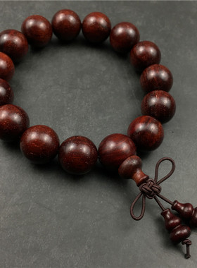 天然招财鼠手串菩提正圆光珠