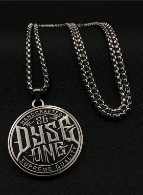 街头风百搭吊坠毛衣链