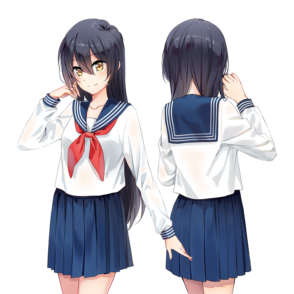 漫趣动漫周边日系海军雪纺水手服JK制服套装