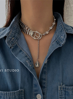 meiyi奢华潮女舞会晚宴配饰项链