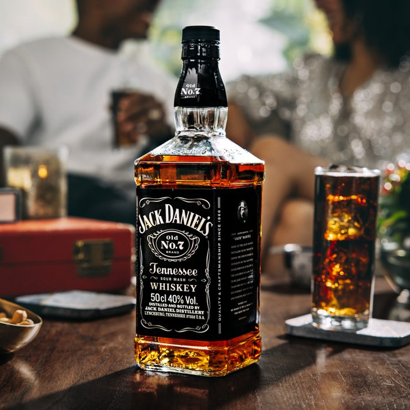 御玖轩 杰克丹尼威士忌JackDaniels可乐桶调酒美国进口洋酒500ml - 图1